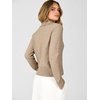 image:imageANRABESS Sweaters for Women Cropped Polo Collared Long SleeveLight Tan