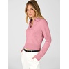 image:imageANRABESS Sweaters for Women Cropped Polo Collared Long SleevePink