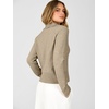 image:imageANRABESS Sweaters for Women Cropped Polo Collared Long SleeveTan
