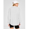 image:imageANRABESS Sweatshirt for Women Loose Fit Quarter Zip Pullover Fall OutfitsWhite