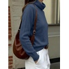 image:imageANRABESS Womens Cowl Neck Long Sleeve Fall Light SweaterBlue