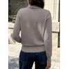 image:imageANRABESS Womens Cowl Neck Long Sleeve Fall Light SweaterGrey Khaki
