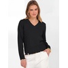 image:imageANRABESS Womens Long Sleeve V Neck Cropped Sweaters Fall OutfitsBlack
