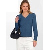 image:imageANRABESS Womens Long Sleeve V Neck Cropped Sweaters Fall OutfitsBlue