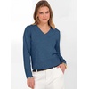 image:imageANRABESS Womens Long Sleeve V Neck Cropped Sweaters Fall OutfitsBlue