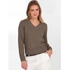 image:imageANRABESS Womens Long Sleeve V Neck Cropped Sweaters Fall OutfitsBrown