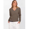 image:imageANRABESS Womens Long Sleeve V Neck Cropped Sweaters Fall OutfitsBrown