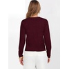 image:imageANRABESS Womens Long Sleeve V Neck Cropped Sweaters Fall OutfitsDark Red