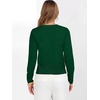 image:imageANRABESS Womens Long Sleeve V Neck Cropped Sweaters Fall OutfitsForest Green