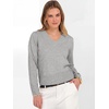 image:imageANRABESS Womens Long Sleeve V Neck Cropped Sweaters Fall OutfitsGrey