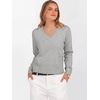 image:imageANRABESS Womens Long Sleeve V Neck Cropped Sweaters Fall OutfitsGrey