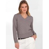 image:imageANRABESS Womens Long Sleeve V Neck Cropped Sweaters Fall OutfitsNutmeg