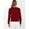 image:imageANRABESS Womens Long Sleeve V Neck Cropped Sweaters Fall OutfitsRed