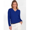 image:imageANRABESS Womens Long Sleeve V Neck Cropped Sweaters Fall OutfitsRoyal Blue