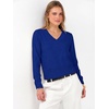 image:imageANRABESS Womens Long Sleeve V Neck Cropped Sweaters Fall OutfitsRoyal Blue