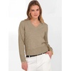 image:imageANRABESS Womens Long Sleeve V Neck Cropped Sweaters Fall OutfitsTan
