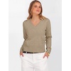 image:imageANRABESS Womens Long Sleeve V Neck Cropped Sweaters Fall OutfitsTan