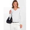 image:imageANRABESS Womens Long Sleeve V Neck Cropped Sweaters Fall OutfitsWhite