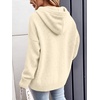 image:imageANRABESS Womens Oversized Hooded Sweaters HoodiesBeige