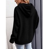 image:imageANRABESS Womens Oversized Hooded Sweaters HoodiesBlack