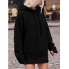 image:imageANRABESS Womens Oversized Hooded Sweaters HoodiesBlack