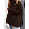 image:imageANRABESS Womens Oversized Hooded Sweaters HoodiesChocolate Brown