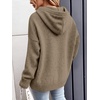 image:imageANRABESS Womens Oversized Hooded Sweaters HoodiesKhaki
