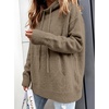 image:imageANRABESS Womens Oversized Hooded Sweaters HoodiesKhaki