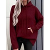 image:imageANRABESS Womens Oversized Hooded Sweaters HoodiesRed