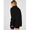 image:imageANRABESS Womens Quarter Zip Pullover Oversized SweatshirtsBlack