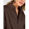 image:imageANRABESS Womens Quarter Zip Pullover Oversized SweatshirtsCoffee