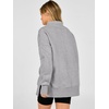 image:imageANRABESS Womens Quarter Zip Pullover Oversized SweatshirtsGrey