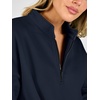 image:imageANRABESS Womens Quarter Zip Pullover Oversized SweatshirtsNavy Blue