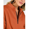 image:imageANRABESS Womens Quarter Zip Pullover Oversized SweatshirtsOrange