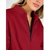 image:imageANRABESS Womens Quarter Zip Pullover Oversized SweatshirtsRed