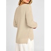 image:imageANRABESS Womens V Neck Sweater 2026 Fall OutfitsApricot
