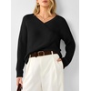 image:imageANRABESS Womens V Neck Sweater 2026 Fall OutfitsBlack