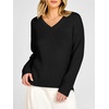 image:imageANRABESS Womens V Neck Sweater 2026 Fall OutfitsBlack