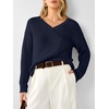 image:imageANRABESS Womens V Neck Sweater 2026 Fall OutfitsNavy Blue