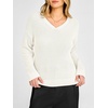 image:imageANRABESS Womens V Neck Sweater 2026 Fall OutfitsWhite