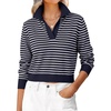Navy White Stripe