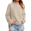 image:imageANRABESS Womens Mock Neck Oversized Sweatshirts Pullover Fall Outfits