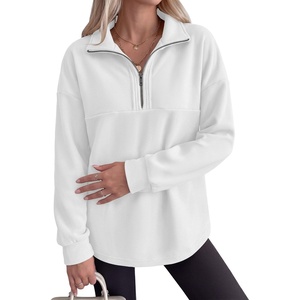 image:imageANRABESS Sweatshirt for Women Loose Fit Quarter Zip Pullover Fall OutfitsWhite