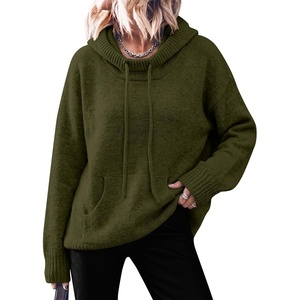 image:imageANRABESS Womens Oversized Hooded Sweaters HoodiesGreen