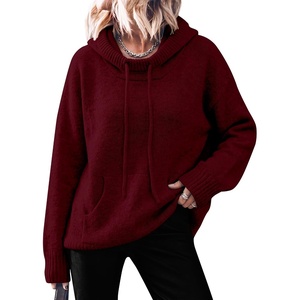 image:imageANRABESS Womens Oversized Hooded Sweaters HoodiesRed