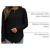 image:imageANRABESS Long Sleeve Shirts for Women Fall Henley Tops Dressy Casual BlouseBlack