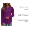 image:imageANRABESS Long Sleeve Shirts for Women Fall Henley Tops Dressy Casual BlouseDeep Purple