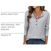 image:imageANRABESS Long Sleeve Shirts for Women Fall Henley Tops Dressy Casual BlouseGrey