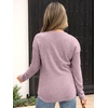 image:imageANRABESS Long Sleeve Shirts for Women Fall Henley Tops Dressy Casual BlousePink