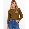image:imageANRABESS Sweater for Women Lightweight Knit Pullover 2026 Fall OutfitsCaramel